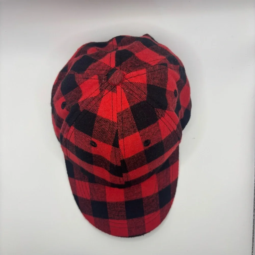 Wuke “Elmer Fudd” Red and Black Checkered Men’s Cap - Picture 3 of 7